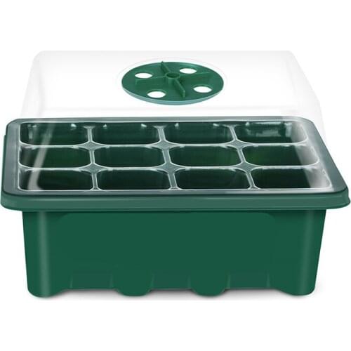 12 Hole Plant Seeds Grows Box Nursery Seedling Starter Garden Yard Tray Hot Unique Design Convinience Garden Supplies Semillas
