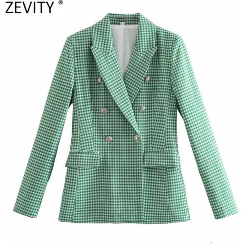ZEVITY Women's Double-breasted Blazers