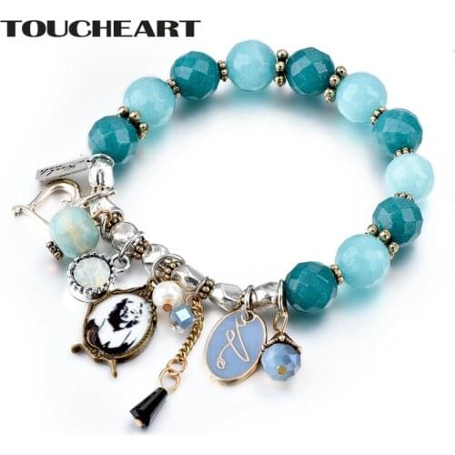 TOUCHEART LOVE Stainless Steel Bracelet & Bangles Charms For Women Luxury Brand Jewelry Making Bracelets Dropshipping SBR180017