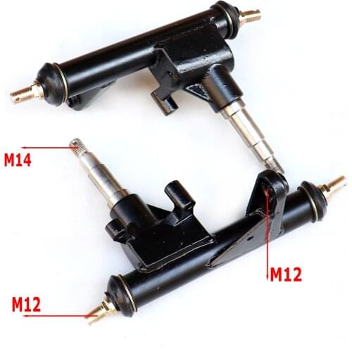One Pair 240mm Steering Strut Knuckle Spindle Fit For 110cc 150cc 200cc Go Kart Buggy Karting ATV UTV Quad Bike Parts