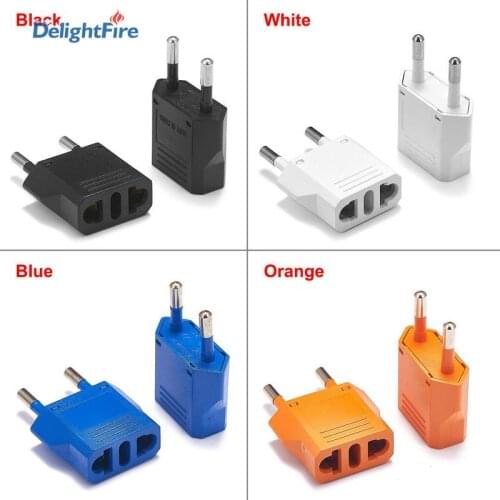 1 PC Multiple Colour EU To US Plug In Adaptor American Japan Euro European Type C Travel Adapter Power Electric Plug Sockets
