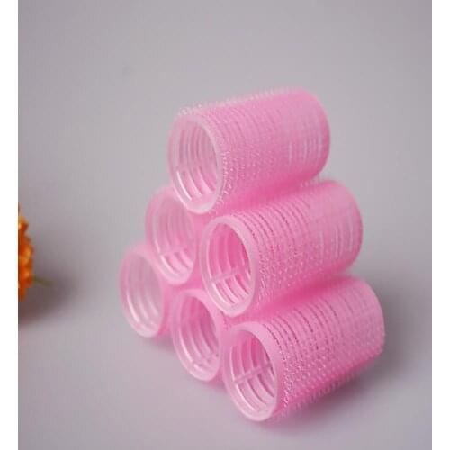 25Pc/set Hairdressing Home Use DIY Magic Self-Adhesive Hair Rollers Styling Curler Beauty Tool with Clips Set