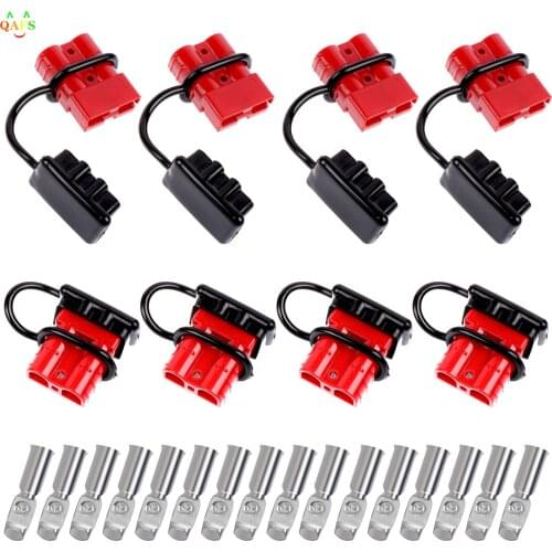 8 Pieces 6-10 Gauge 50A Battery Cable Quick Connect
