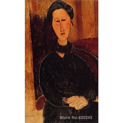 Anna (Hanka) Zabrowska Amedeo Modigliani painting for sale oil on canvas Hand painted High quality