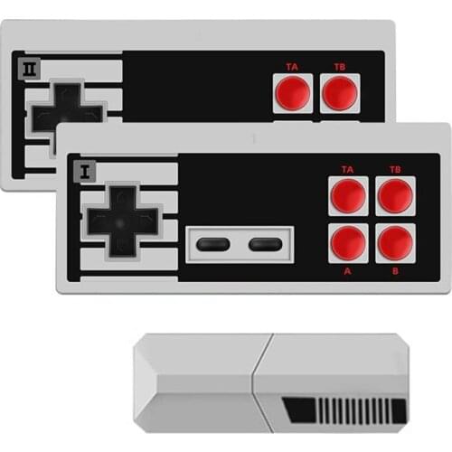 4K HD Wireless Handheld Game Player Build In 600 Classic 8 Bit Games Support TV OutPut Mini Retro Game Console With Dual Gamepad