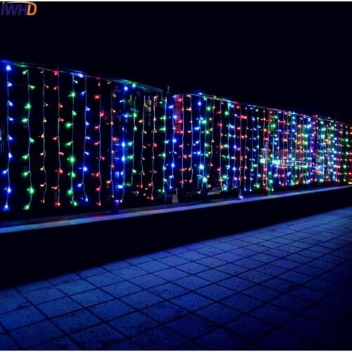 IWHD 10X0.5M Garland LED Cristmas Lights Indoor Outdoor 110/220V Christmas Decorations LED Fairy Lights Christmas Light
