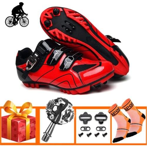 Cycling Shoes Add Pedals Men Mountain Bike Sneakers Breathable Self-locking Sapatilha Ciclismo Mtb Shoes Riding Sport Sneakers