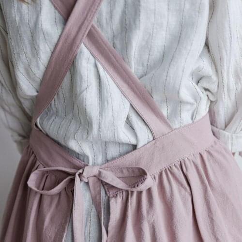 Kitchen Apron Pure Color Cooking Apron Skirt Bibs for Woman Men Chef Hotel Waiter Cafe Shop Hairdresser Aprons