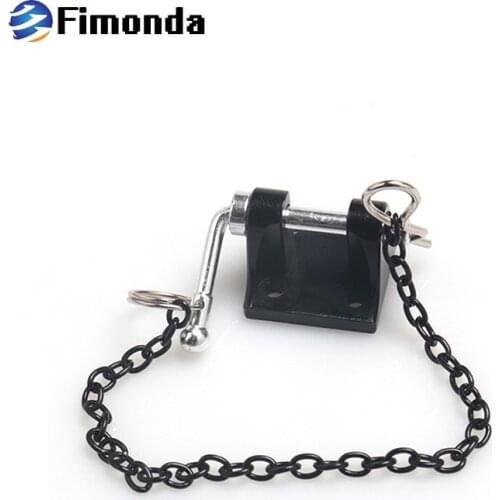 RC Car Metal Tow Shackle Trailer Hook For 1/10 RC Crawler Axial SCX10 90046 Traxxas TRX4 TAMIYA CC01 D90 D110 Truck Parts