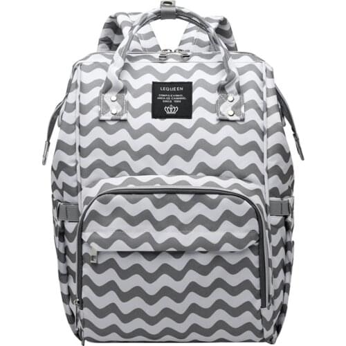 Multifunctional Diaper Bag Mummy Maternity Travel Backpack Fashion Striped Design Newborn Nursing Nappy Bag For Baby Care