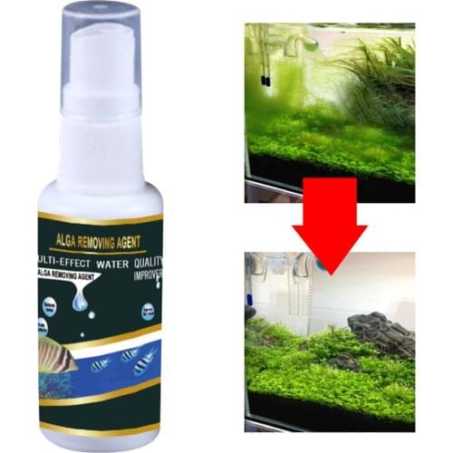 30ML Garden Pool Aquatic Algae Control Purifier Algaecide Coral Reef Cleaner Aquatic Fish Tank Algaecide Filtration