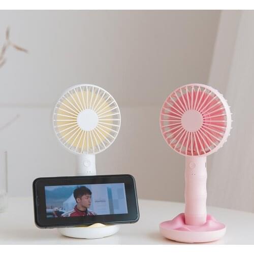 Mini Handheld Fan Portable Personal Small Desk Fan Operated Powered Cooling Adjustable Summer Outdoor Electric Fan