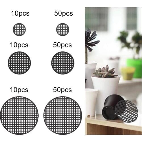 Flower Pot Hole Mesh Pad 2.5/4.5/7.5cm Bonsai Pot Drainage Bottom Grid Mat