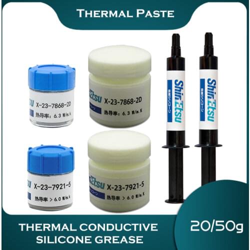 Shin-Etsu 7921 Thermal Grease For CPU Cooling Desktop Notebook 7868 Thermal Conductive Silicone Paste ,High Thermal Conductivity
