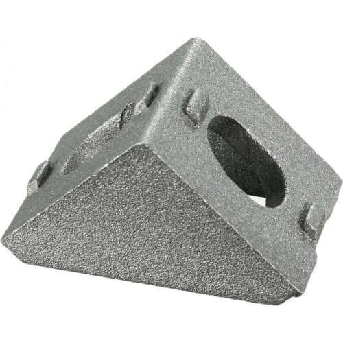 2020 Aluminum Angle Code with Nut Hole Support T Slot Profile Frame Extrusion Bracket for Connecting The Flow Profile