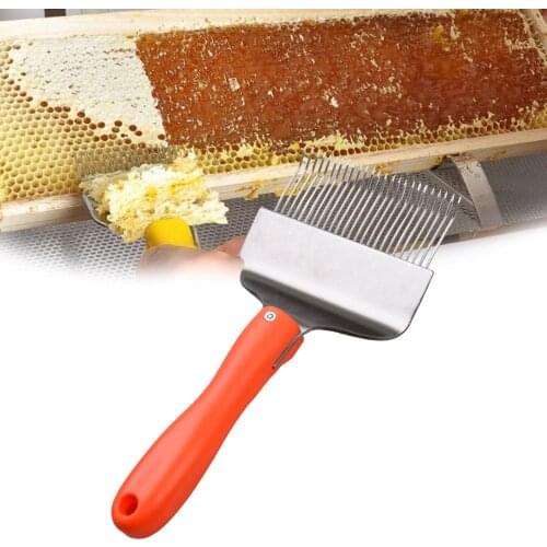 Beekeeping Uncapping Fork 21 Pin Honeycomb Scratcher Cut Straight Tines Honey Fork Tools For Beekeeper Capping Honey Knife