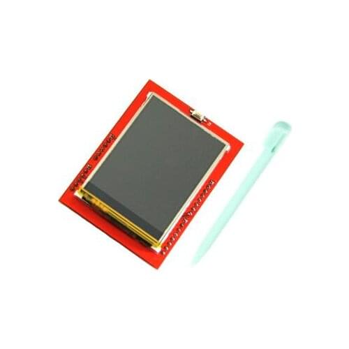 2.4 inch TFT LCD Shield + Touch Panel Display with TF Reader for uno r3 board ili9341 driver 320x240