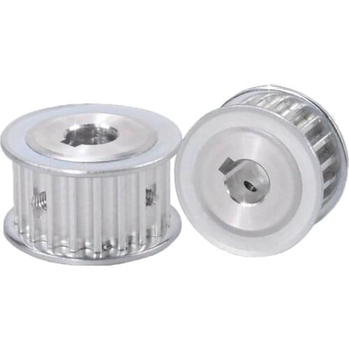 1Pcs AF Type 15-40 Teeth XL Timing Belt Pulley Slot Width 11mm Key Bore 8-20mm For 10mm Belt CNC/Step Motor