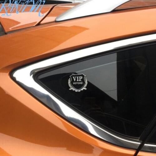 2pcs 3D Metal Car-Styling VIP Emblem Stickers For Chevrolet Cruze Niva Aveo Epica Lacetti Captiva Onix Prisma Spin Equinox