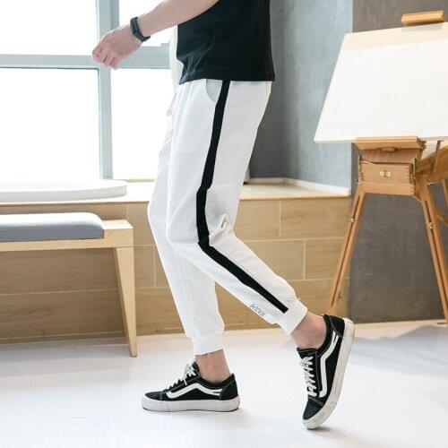 5XL plus size men pants summer cotton comfortable breathable men pants casual pants pencil pants fashion drawstring men trousers