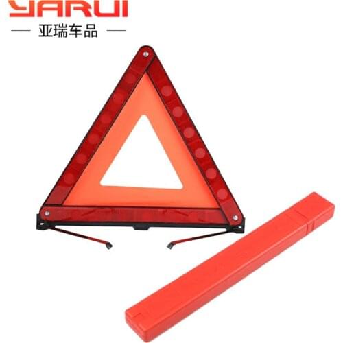 Car tripod warning signs dangerous faults parking on-board fire extinguishers reflective inspection kits