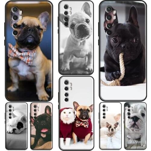 French Bulldog Puppy Dog For POCO X3 Pro M3 F2 F3 Case For Xiaomi Mi 11 Ultra 9T 10T Pro A3 Mi Note 10 Lite Cover