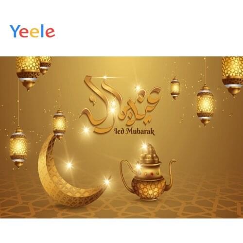 Yeele Lantern Crescent Ramadan Party Decor Eid Mubarak Photographic Background Photography Backdrops For Photo Baby Studio Props