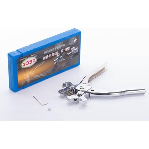 Goso fixing flip folding key vice remover Flip-key Pin Remover for Locksmith Tool Split Pin Fixing Disassembly Tool