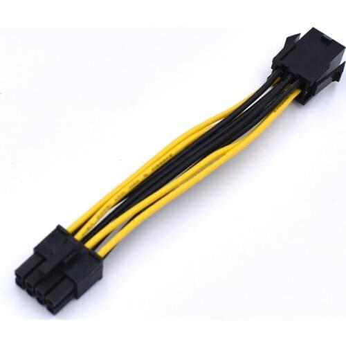 PCI-E feMale 6-Pin To ATX CPU EPS male 8-Pin Power Connector Adapter Cable