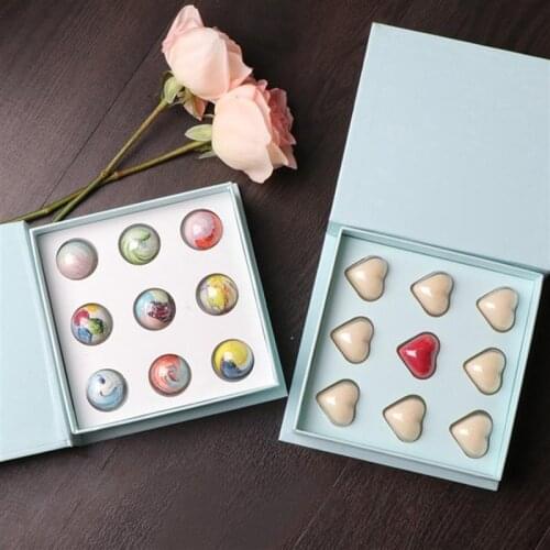 Valentine’s Day Heart Shaped Chocolate Wrapping Box 9 Count Chocolate Box