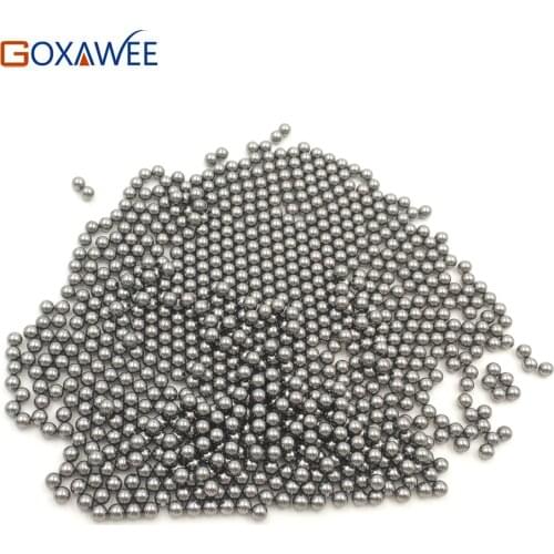 GOXAWEE Carbon Steel Polishing Round Beads 2/3/4/5/6mm Polishing Medium For Rotary Tumblers Power Tools Accessories for Tumbler