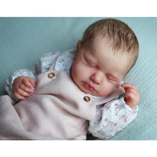 NPK 20Inch Reborn Doll Kit Loulou Limited Edition likfelike soft touch frech color kit