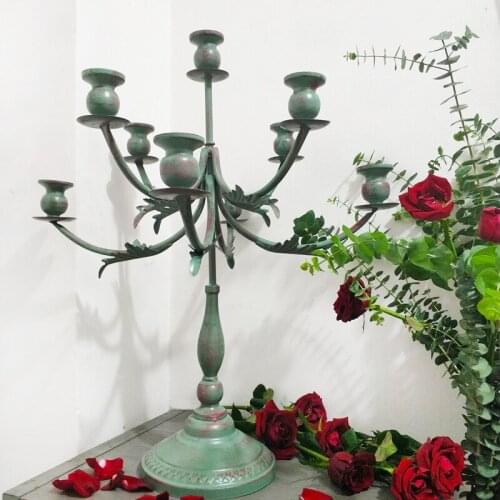 LISM Decorative Wrought Iron Candlesticks
