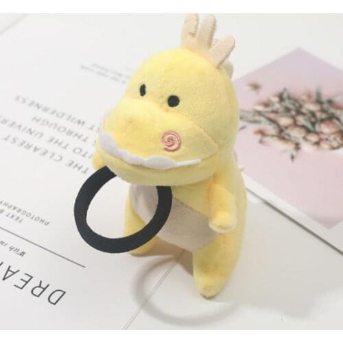 Fashion 3D Cartoon Dinosaur Hair Ring girl Rope Rubber Band Elastic Hair Band Korean Headwear Children Hair Accessories