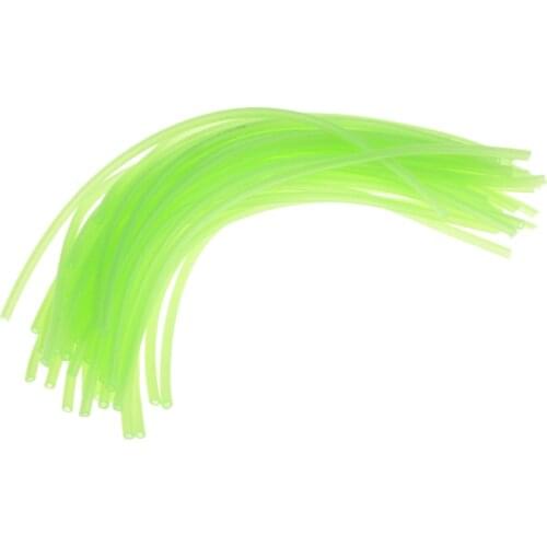 40pcs Soft Luminous Silicone Tube Glowing Hook Shank Sleeve Rig Lure Tubes