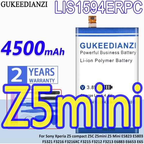 2019 New LIS1594ERPC 4150mAh Rechargeable Mobile Battery For Sony Xperia Z5 compact Z5C Z5 mini E5823 Z5C E6883 E6653 E65