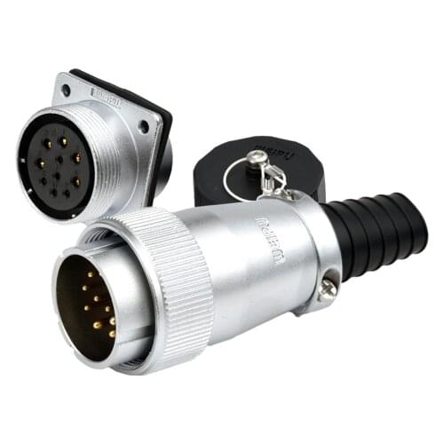 WS32 TQ+Z Industrial Circular Waterproof M32 Solder 4Pin 6Pin 8Pin 10Pin 11Pin 13Pin 19Pin Automotive Power Aviation Connectors