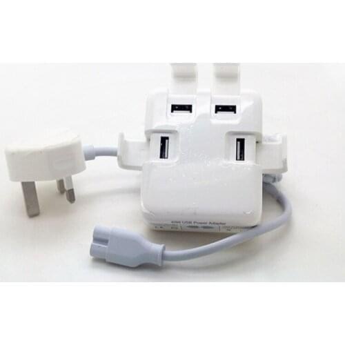 Dust-proof charger, 4usb with stand adapter, universal 8A multi-port charging head