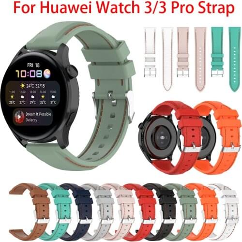 22mm watch strap For Huawei watch 3/gt 2/2e/2 Pro/samsung Galaxy watch 3 45mm Silicone Band Amazfit PACE GTR/Gear S3 frontier