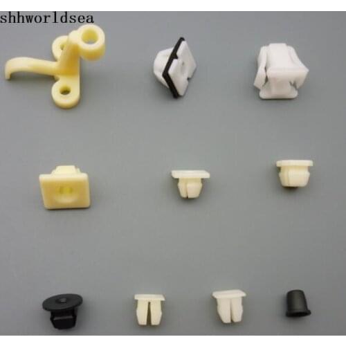 Shhworldsea 100pcs car fasteners headlight bezel nut license plate nut headlight adjusting screw nut for HY