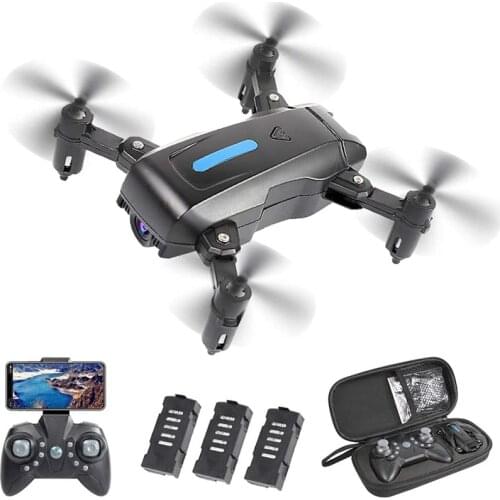 Foldable Mini Drone with 4K HD Camera for Kids Adults WiFi FPV RC Quadcopter