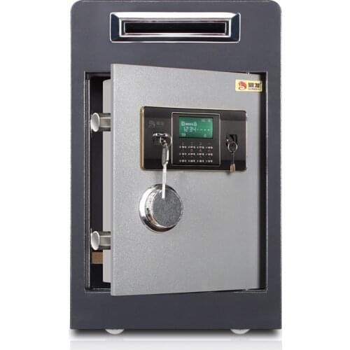 High coin safe all steel office in-wall safe office safe deposit box Shenzhen cash box