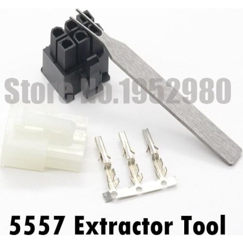 1PCS 5557/5559 ATX Power Connector 4.2mm Male Female Terminal Pin Extractor Tool Pin Remover Stainless Steel