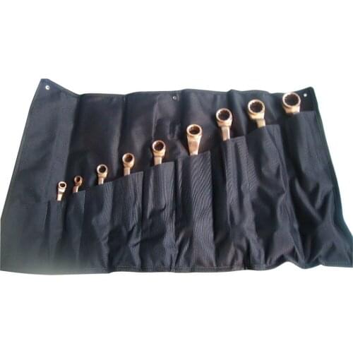 10 pcs Copper Alloy Double Box Offset Wrench Spanner Sets,Beryllium Bronze,Non sparking Safety Hand Tools