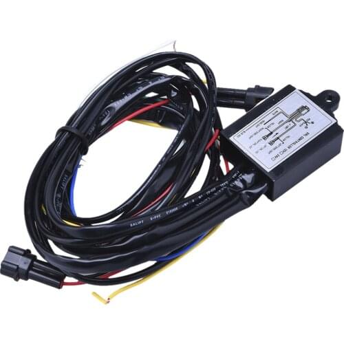 12V Car Auto Headlight Fog Turn Signal Light Lamp Adjuster Wiring Cable