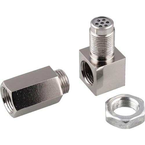 1x O2 OXYGEN SPACER SENSOR EXTENSION 90 BUNG STAINLESS STEEL