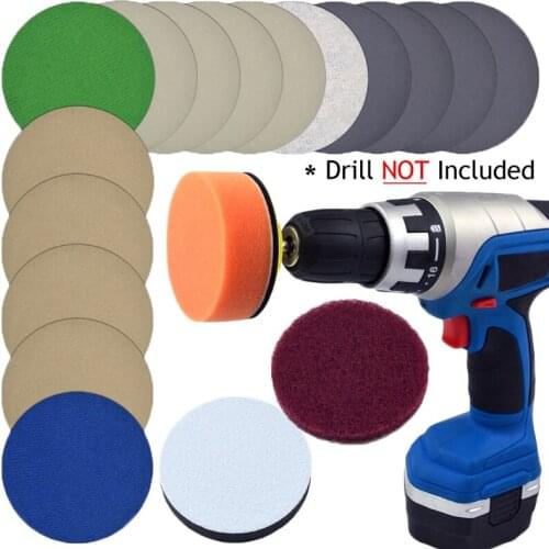 3 Automotive Polishing Pads Headlight Repairing Kit Sandpaper Scouring Cloth