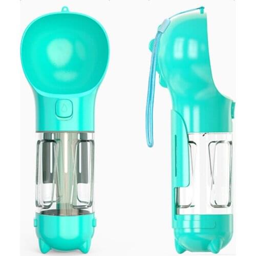 3 in 1 Pets Water Bottles Cute Dog Cat Water Dispenser Bowl With Poop Shovel Puppy Portable Dog Drinking Bottle Pet Supplies