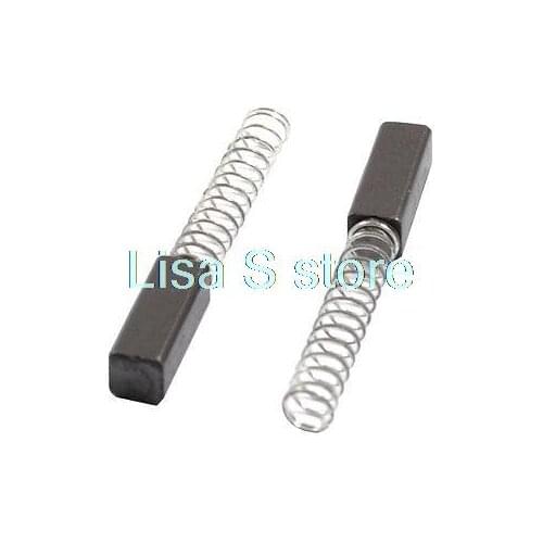 6Pcs Electric Drill Motor Carbon Brushes 31/64" x 5/32" x 5/32" 12.4mm x 4mm x 4mm