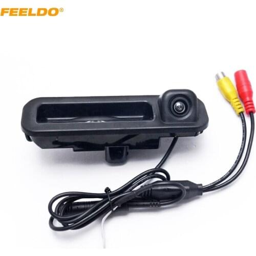 FEELDO Car Rear View Parking Trunk Handle Camera For Ford Focus 2012 2013 Focus 2 Focus 3 Backup Camera #4684